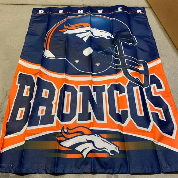 Denver Broncos NFL Flag Only 27x37 Wincraft Vertical Flag Banner - Picture 1 of 3
